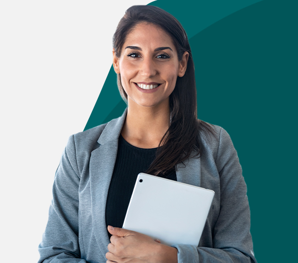 Attractive businesswoman portrait