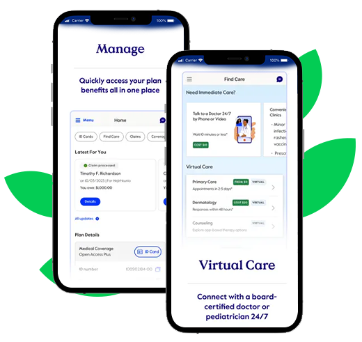 myCigna App Image myCigna App mockup